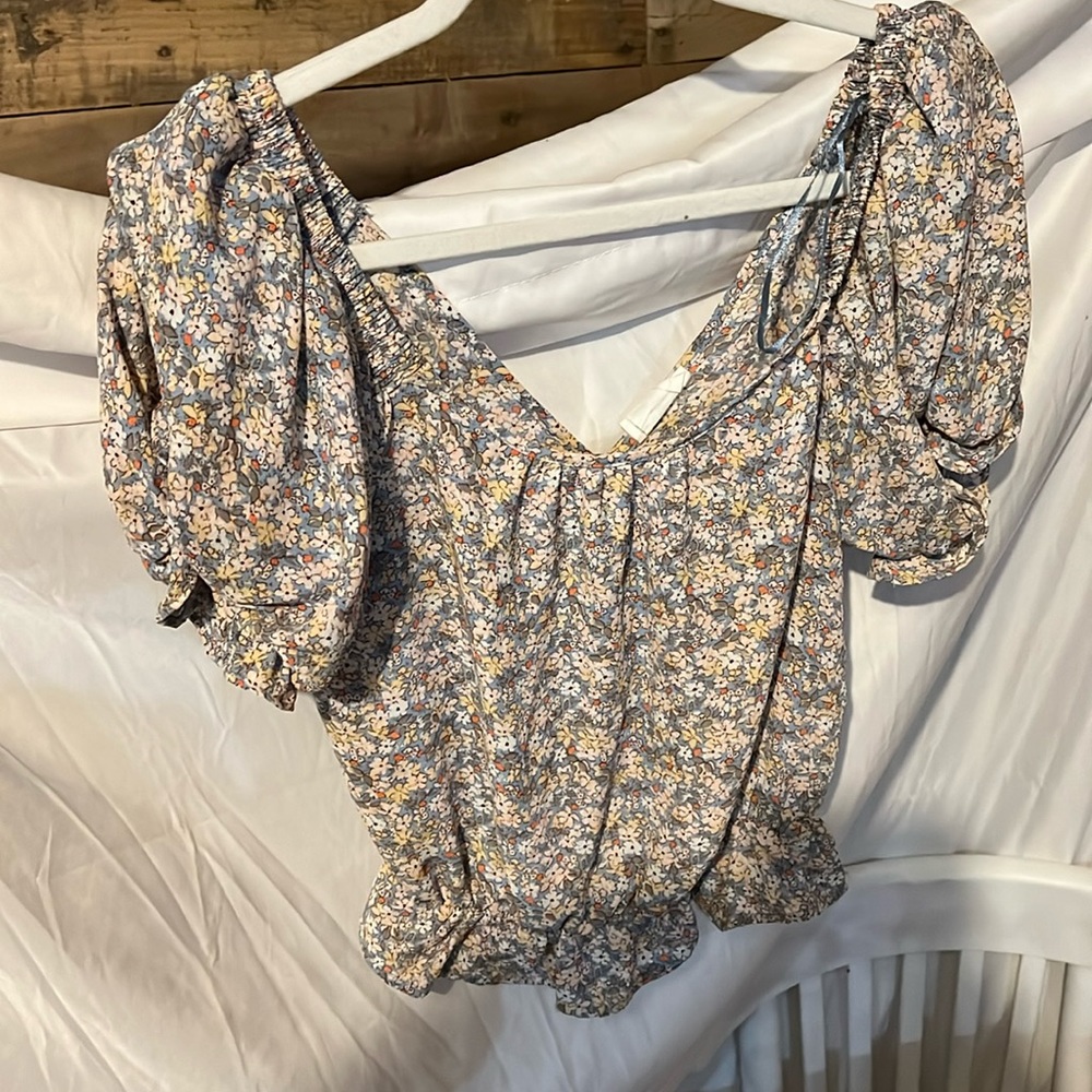 Sienna sky blouse